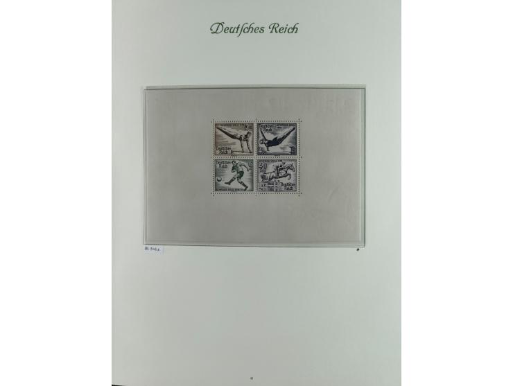 1923/46, in den Hauptnummern kpl. ungebrauchte/postfrische und zusätzlich gestempelte Sammlung inkl. Dienstmarken (gestempelt