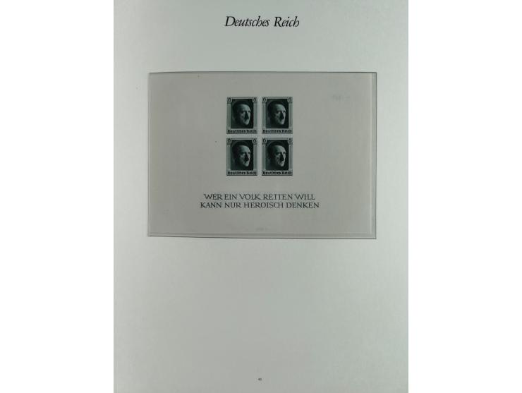 1923/46, in den Hauptnummern kpl. ungebrauchte/postfrische und zusätzlich gestempelte Sammlung inkl. Dienstmarken (gestempelt