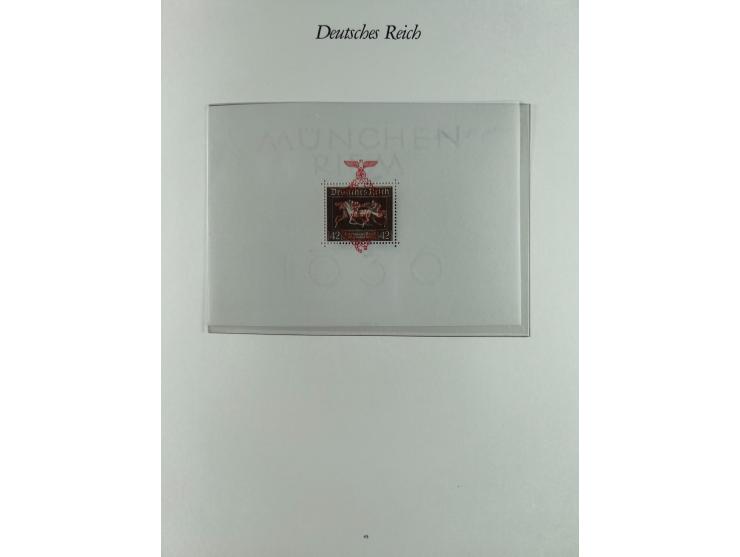 1923/46, in den Hauptnummern kpl. ungebrauchte/postfrische und zusätzlich gestempelte Sammlung inkl. Dienstmarken (gestempelt