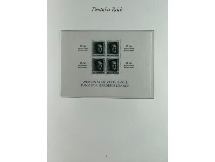 1923/46, in den Hauptnummern kpl. ungebrauchte/postfrische und zusätzlich gestempelte Sammlung inkl. Dienstmarken (gestempelt