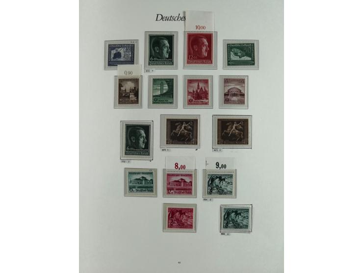 1923/46, in den Hauptnummern kpl. ungebrauchte/postfrische und zusätzlich gestempelte Sammlung inkl. Dienstmarken (gestempelt