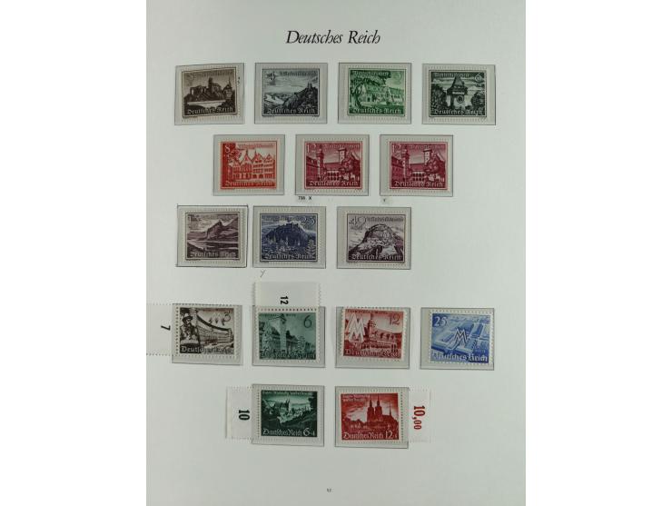 1923/46, in den Hauptnummern kpl. ungebrauchte/postfrische und zusätzlich gestempelte Sammlung inkl. Dienstmarken (gestempelt
