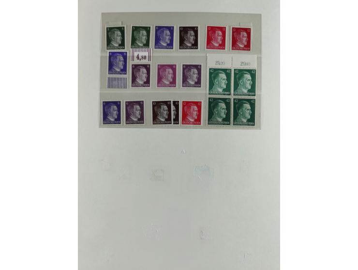 1923/46, in den Hauptnummern kpl. ungebrauchte/postfrische und zusätzlich gestempelte Sammlung inkl. Dienstmarken (gestempelt