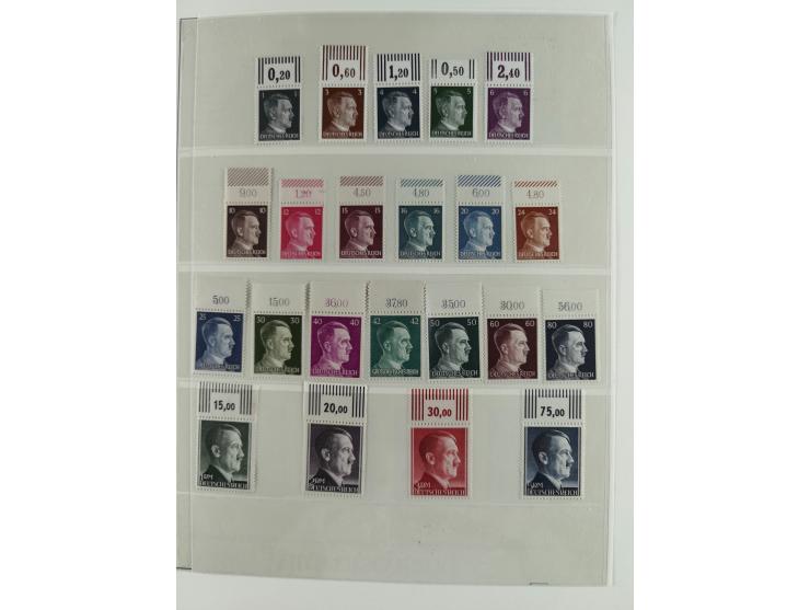 1923/46, in den Hauptnummern kpl. ungebrauchte/postfrische und zusätzlich gestempelte Sammlung inkl. Dienstmarken (gestempelt