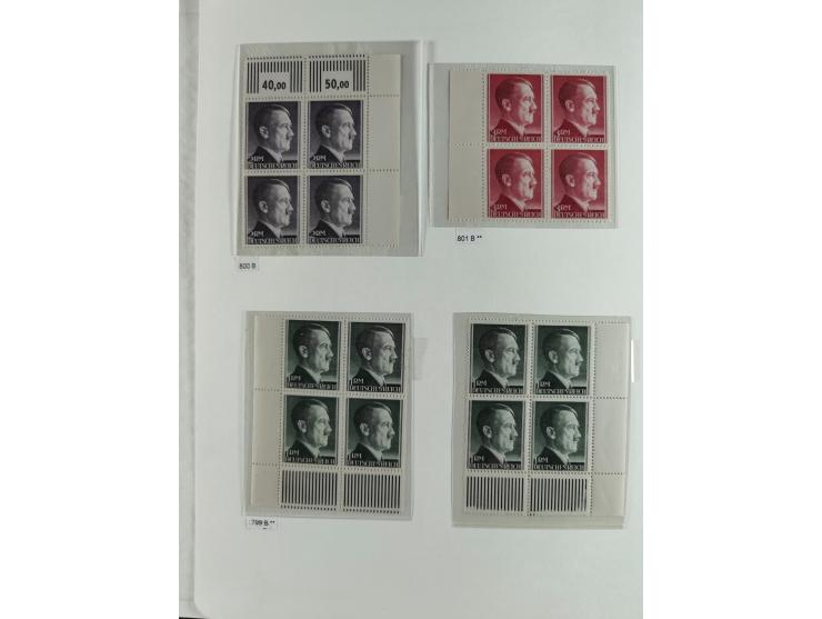 1923/46, in den Hauptnummern kpl. ungebrauchte/postfrische und zusätzlich gestempelte Sammlung inkl. Dienstmarken (gestempelt