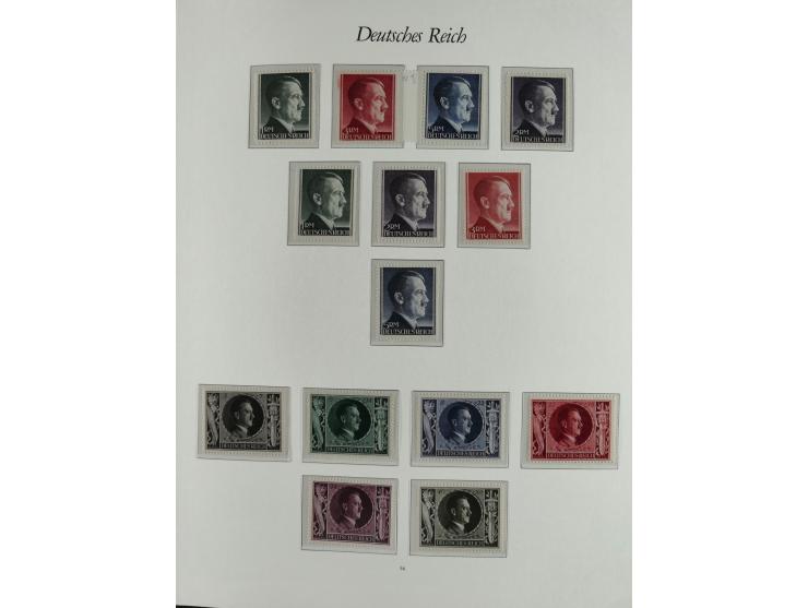 1923/46, in den Hauptnummern kpl. ungebrauchte/postfrische und zusätzlich gestempelte Sammlung inkl. Dienstmarken (gestempelt