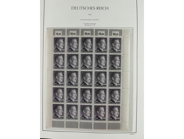 1923/46, in den Hauptnummern kpl. ungebrauchte/postfrische und zusätzlich gestempelte Sammlung inkl. Dienstmarken (gestempelt