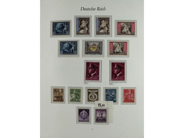 1923/46, in den Hauptnummern kpl. ungebrauchte/postfrische und zusätzlich gestempelte Sammlung inkl. Dienstmarken (gestempelt