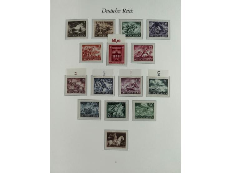 1923/46, in den Hauptnummern kpl. ungebrauchte/postfrische und zusätzlich gestempelte Sammlung inkl. Dienstmarken (gestempelt