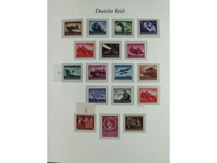 1923/46, in den Hauptnummern kpl. ungebrauchte/postfrische und zusätzlich gestempelte Sammlung inkl. Dienstmarken (gestempelt