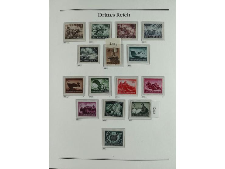 1923/46, in den Hauptnummern kpl. ungebrauchte/postfrische und zusätzlich gestempelte Sammlung inkl. Dienstmarken (gestempelt