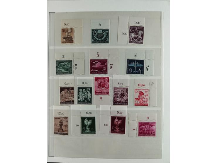 1923/46, in den Hauptnummern kpl. ungebrauchte/postfrische und zusätzlich gestempelte Sammlung inkl. Dienstmarken (gestempelt