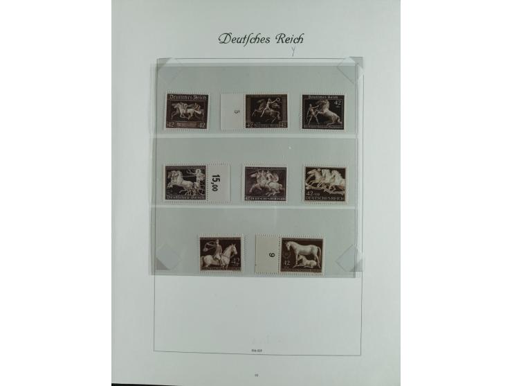 1923/46, in den Hauptnummern kpl. ungebrauchte/postfrische und zusätzlich gestempelte Sammlung inkl. Dienstmarken (gestempelt