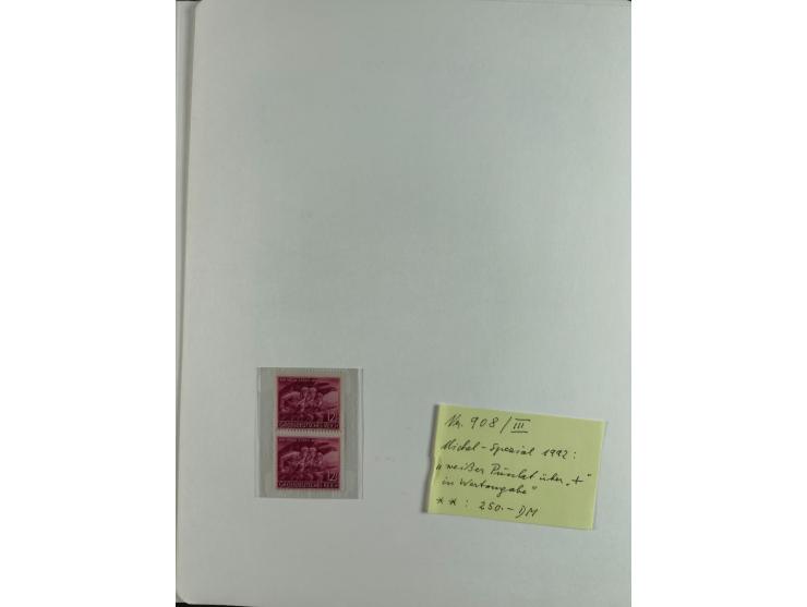 1923/46, in den Hauptnummern kpl. ungebrauchte/postfrische und zusätzlich gestempelte Sammlung inkl. Dienstmarken (gestempelt