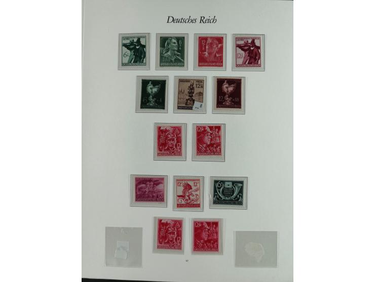 1923/46, in den Hauptnummern kpl. ungebrauchte/postfrische und zusätzlich gestempelte Sammlung inkl. Dienstmarken (gestempelt