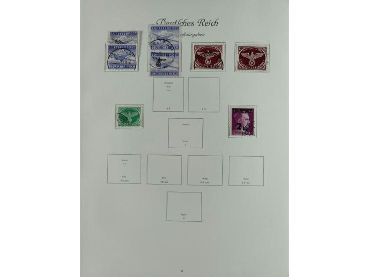 1923/46, in den Hauptnummern kpl. ungebrauchte/postfrische und zusätzlich gestempelte Sammlung inkl. Dienstmarken (gestempelt