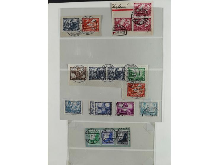 1923/46, in den Hauptnummern kpl. ungebrauchte/postfrische und zusätzlich gestempelte Sammlung inkl. Dienstmarken (gestempelt