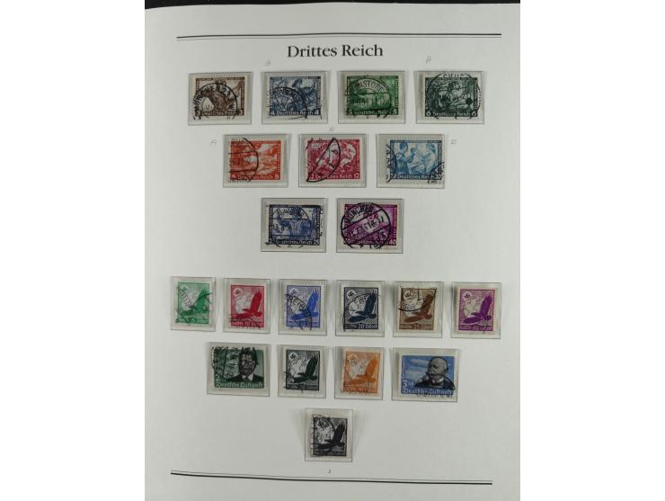 1923/46, in den Hauptnummern kpl. ungebrauchte/postfrische und zusätzlich gestempelte Sammlung inkl. Dienstmarken (gestempelt