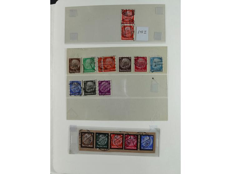 1923/46, in den Hauptnummern kpl. ungebrauchte/postfrische und zusätzlich gestempelte Sammlung inkl. Dienstmarken (gestempelt