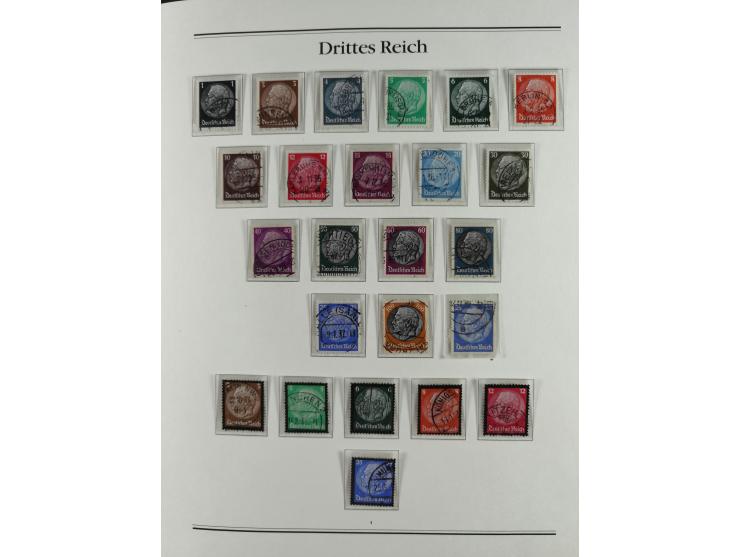 1923/46, in den Hauptnummern kpl. ungebrauchte/postfrische und zusätzlich gestempelte Sammlung inkl. Dienstmarken (gestempelt