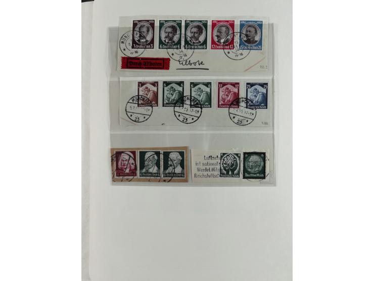 1923/46, in den Hauptnummern kpl. ungebrauchte/postfrische und zusätzlich gestempelte Sammlung inkl. Dienstmarken (gestempelt