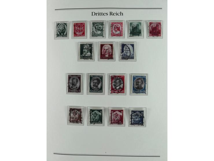 1923/46, in den Hauptnummern kpl. ungebrauchte/postfrische und zusätzlich gestempelte Sammlung inkl. Dienstmarken (gestempelt