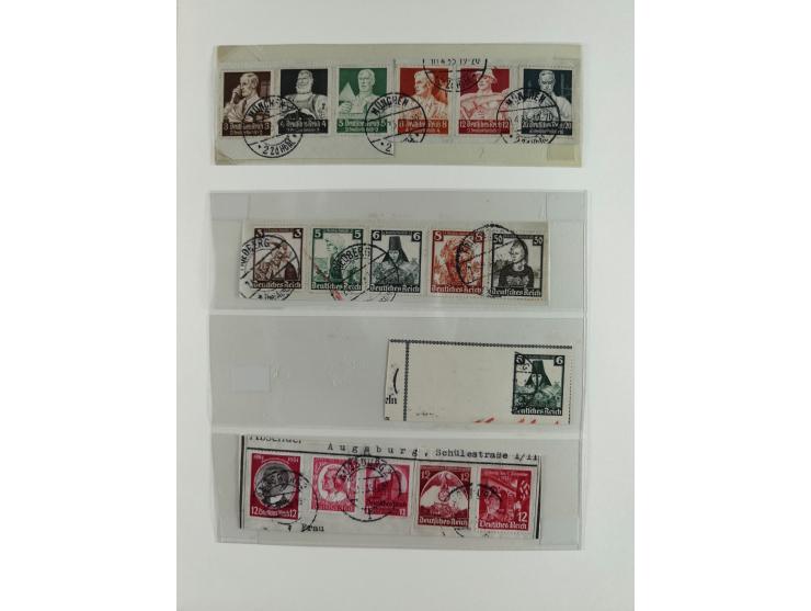 1923/46, in den Hauptnummern kpl. ungebrauchte/postfrische und zusätzlich gestempelte Sammlung inkl. Dienstmarken (gestempelt