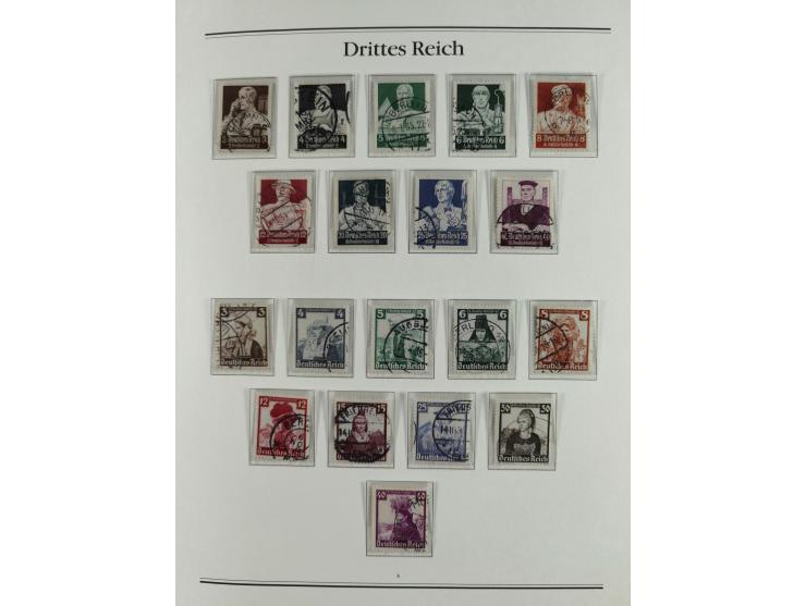 1923/46, in den Hauptnummern kpl. ungebrauchte/postfrische und zusätzlich gestempelte Sammlung inkl. Dienstmarken (gestempelt