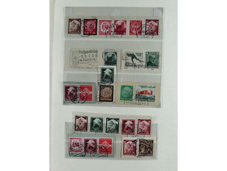 1923/46, in den Hauptnummern kpl. ungebrauchte/postfrische und zusätzlich gestempelte Sammlung inkl. Dienstmarken (gestempelt