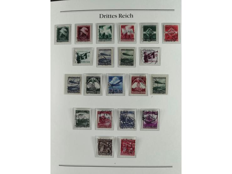 1923/46, in den Hauptnummern kpl. ungebrauchte/postfrische und zusätzlich gestempelte Sammlung inkl. Dienstmarken (gestempelt