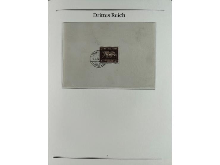 1923/46, in den Hauptnummern kpl. ungebrauchte/postfrische und zusätzlich gestempelte Sammlung inkl. Dienstmarken (gestempelt