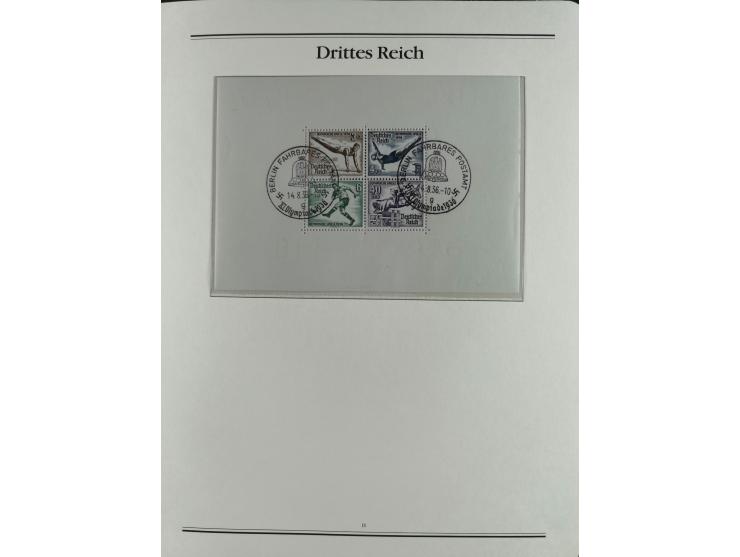 1923/46, in den Hauptnummern kpl. ungebrauchte/postfrische und zusätzlich gestempelte Sammlung inkl. Dienstmarken (gestempelt