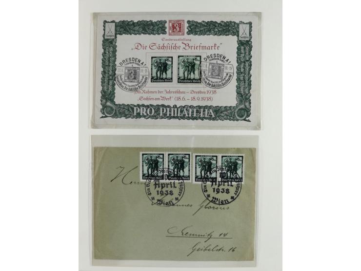 1923/46, in den Hauptnummern kpl. ungebrauchte/postfrische und zusätzlich gestempelte Sammlung inkl. Dienstmarken (gestempelt