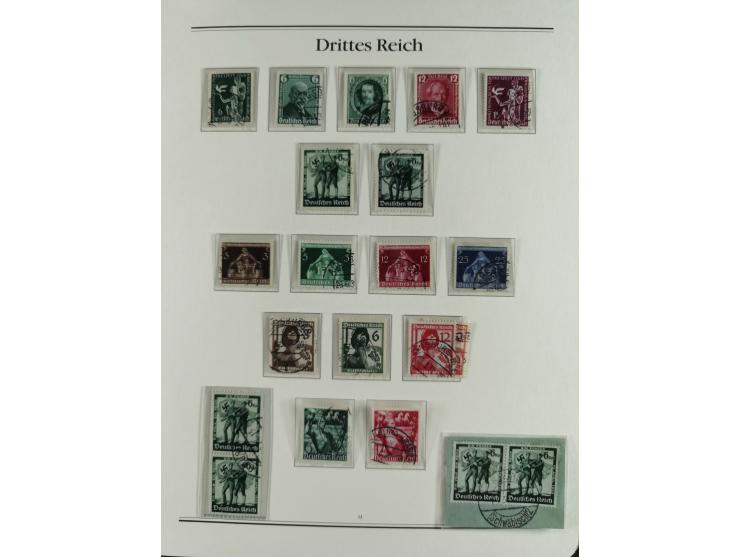 1923/46, in den Hauptnummern kpl. ungebrauchte/postfrische und zusätzlich gestempelte Sammlung inkl. Dienstmarken (gestempelt