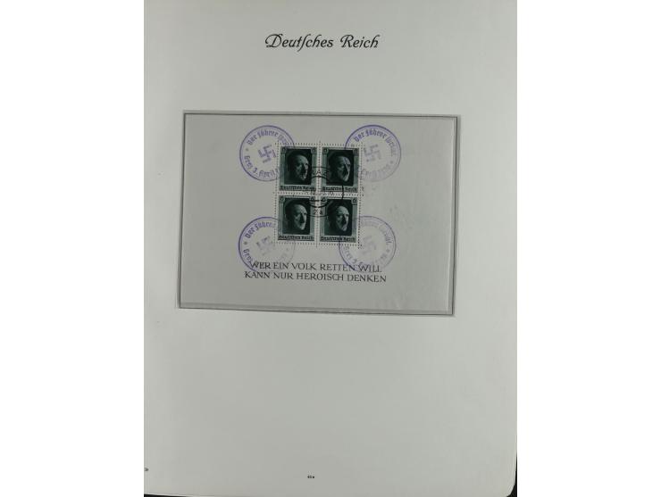 1923/46, in den Hauptnummern kpl. ungebrauchte/postfrische und zusätzlich gestempelte Sammlung inkl. Dienstmarken (gestempelt