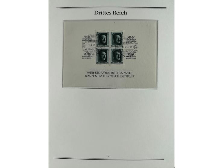 1923/46, in den Hauptnummern kpl. ungebrauchte/postfrische und zusätzlich gestempelte Sammlung inkl. Dienstmarken (gestempelt