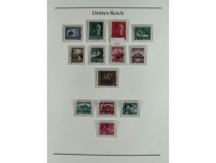 1923/46, in den Hauptnummern kpl. ungebrauchte/postfrische und zusätzlich gestempelte Sammlung inkl. Dienstmarken (gestempelt