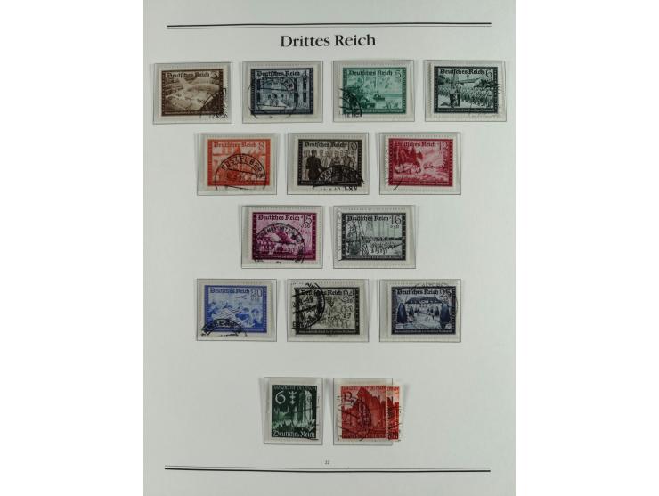 1923/46, in den Hauptnummern kpl. ungebrauchte/postfrische und zusätzlich gestempelte Sammlung inkl. Dienstmarken (gestempelt