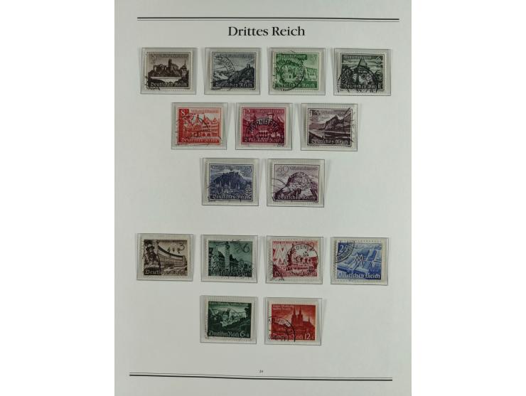 1923/46, in den Hauptnummern kpl. ungebrauchte/postfrische und zusätzlich gestempelte Sammlung inkl. Dienstmarken (gestempelt