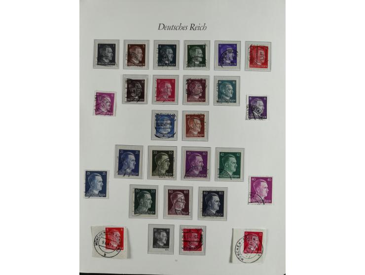 1923/46, in den Hauptnummern kpl. ungebrauchte/postfrische und zusätzlich gestempelte Sammlung inkl. Dienstmarken (gestempelt