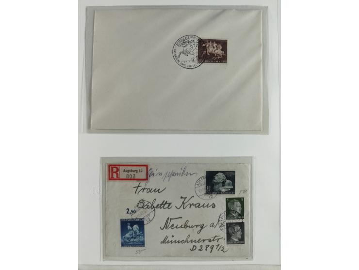 1923/46, in den Hauptnummern kpl. ungebrauchte/postfrische und zusätzlich gestempelte Sammlung inkl. Dienstmarken (gestempelt