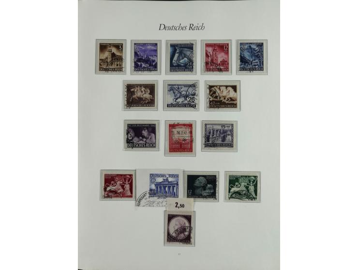 1923/46, in den Hauptnummern kpl. ungebrauchte/postfrische und zusätzlich gestempelte Sammlung inkl. Dienstmarken (gestempelt