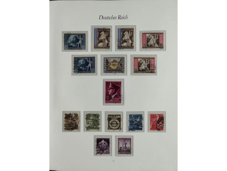 1923/46, in den Hauptnummern kpl. ungebrauchte/postfrische und zusätzlich gestempelte Sammlung inkl. Dienstmarken (gestempelt