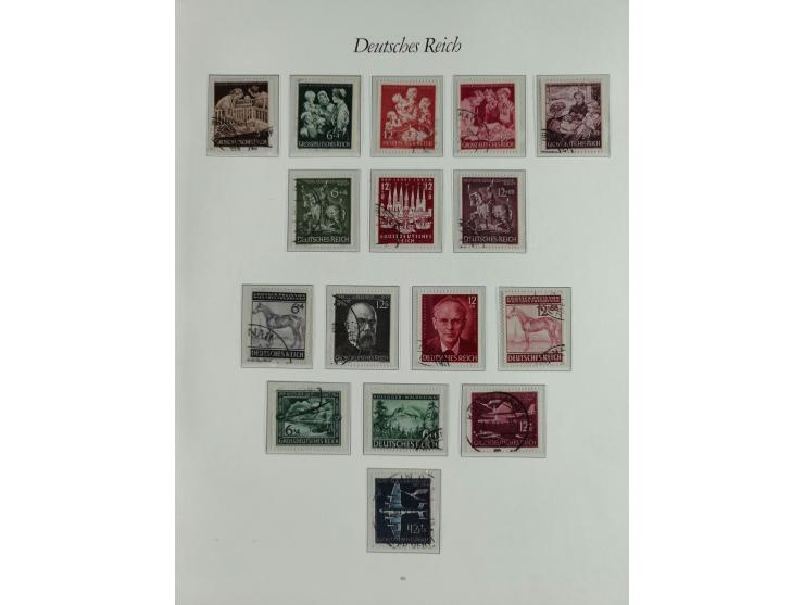 1923/46, in den Hauptnummern kpl. ungebrauchte/postfrische und zusätzlich gestempelte Sammlung inkl. Dienstmarken (gestempelt