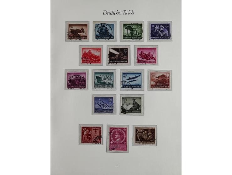 1923/46, in den Hauptnummern kpl. ungebrauchte/postfrische und zusätzlich gestempelte Sammlung inkl. Dienstmarken (gestempelt
