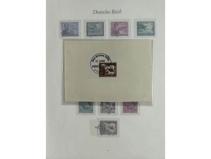 1923/46, in den Hauptnummern kpl. ungebrauchte/postfrische und zusätzlich gestempelte Sammlung inkl. Dienstmarken (gestempelt