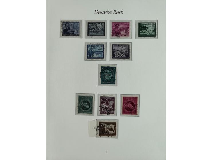 1923/46, in den Hauptnummern kpl. ungebrauchte/postfrische und zusätzlich gestempelte Sammlung inkl. Dienstmarken (gestempelt