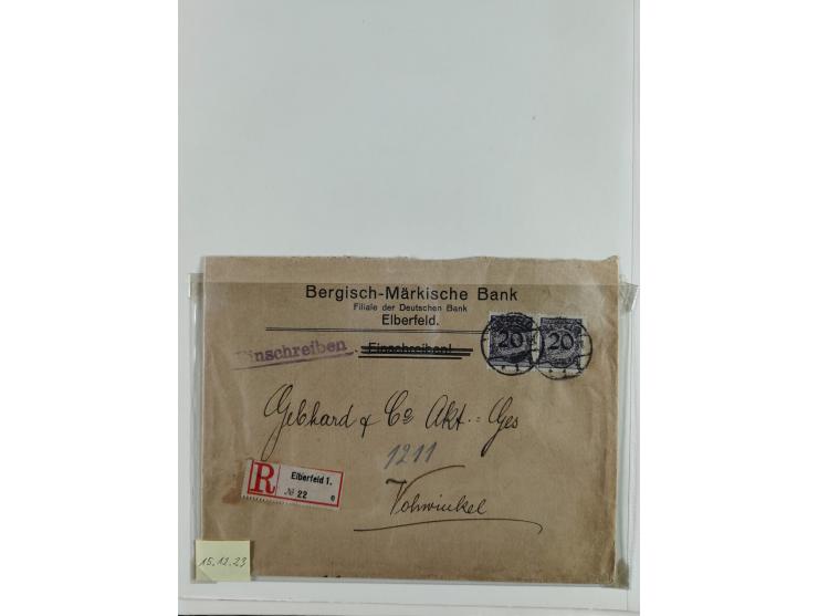 1923/46, in den Hauptnummern kpl. ungebrauchte/postfrische und zusätzlich gestempelte Sammlung inkl. Dienstmarken (gestempelt