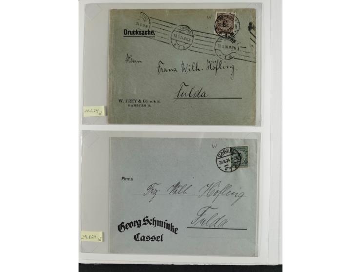 1923/46, in den Hauptnummern kpl. ungebrauchte/postfrische und zusätzlich gestempelte Sammlung inkl. Dienstmarken (gestempelt