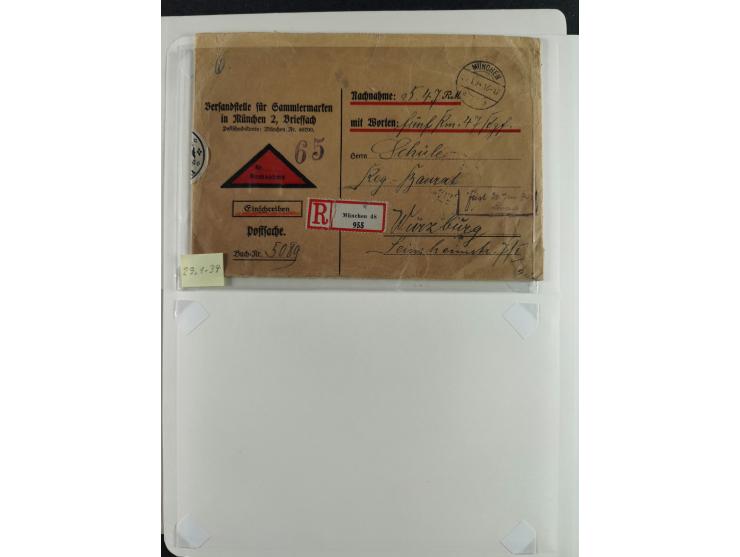 1923/46, in den Hauptnummern kpl. ungebrauchte/postfrische und zusätzlich gestempelte Sammlung inkl. Dienstmarken (gestempelt